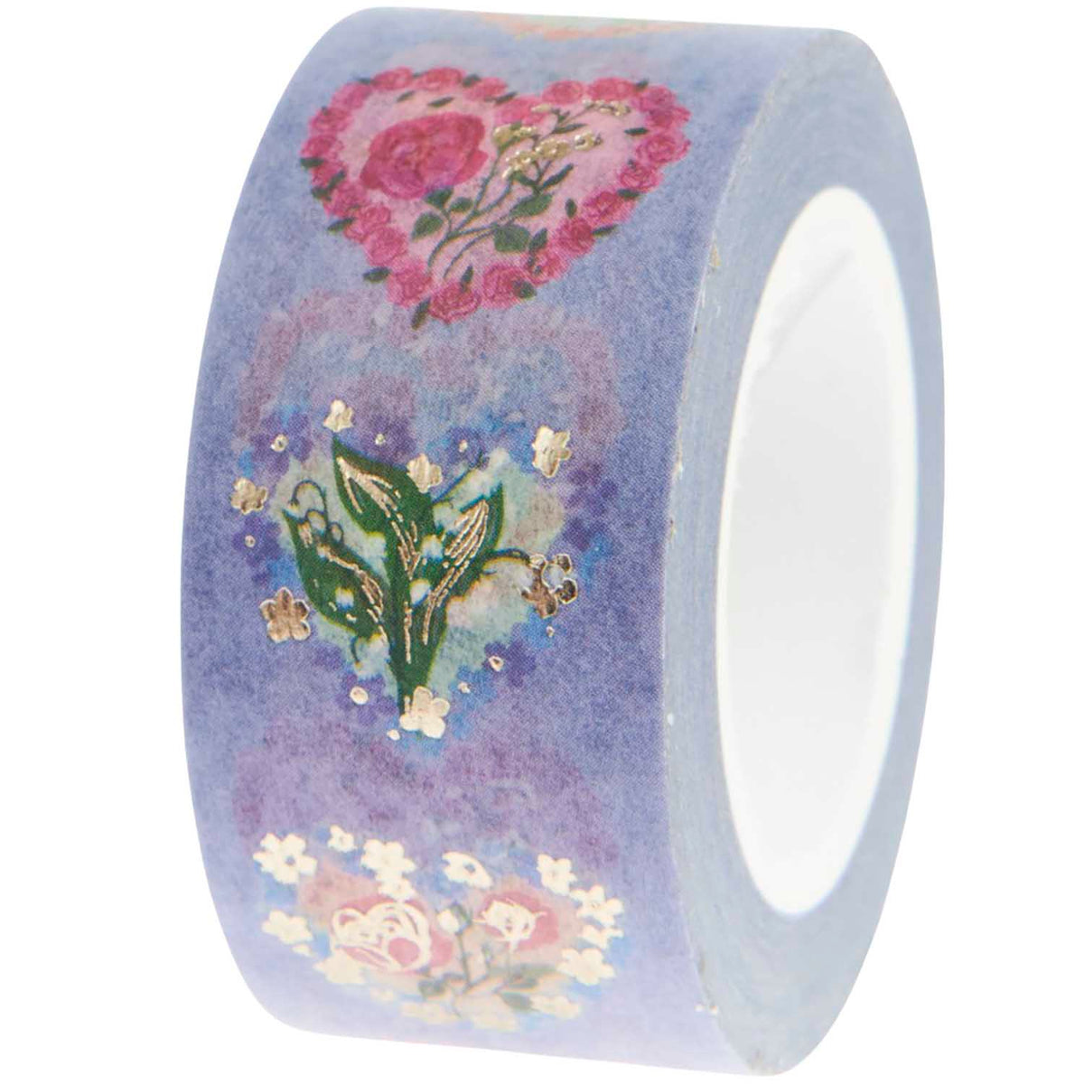 Decorative tape Paper Poetry - Hearts