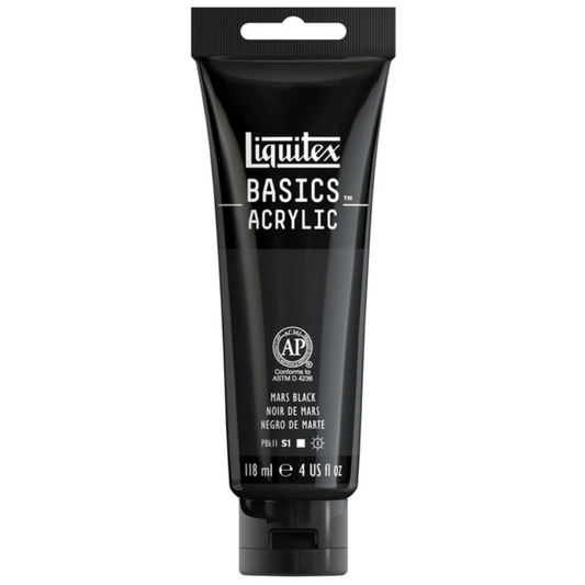 Liquitex Basics 118ml acrylic color - 276 Mars Black