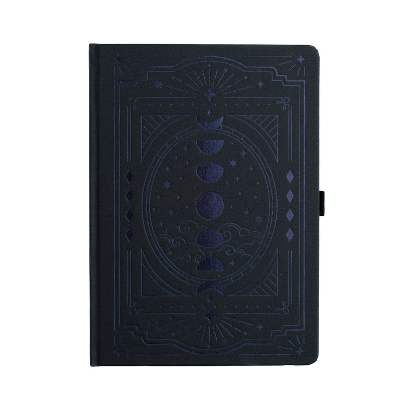 Dot Grid Notebook B5 Archer & Olive - Black on Black Wonderstruck
