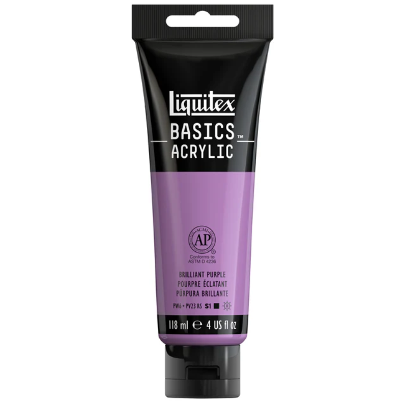 Liquitex Basics 118ml Acrylic Color - 590 Brilliant Purple