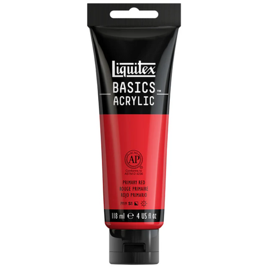 Liquitex Basics 118ml acrylic color - 415 Primary Red