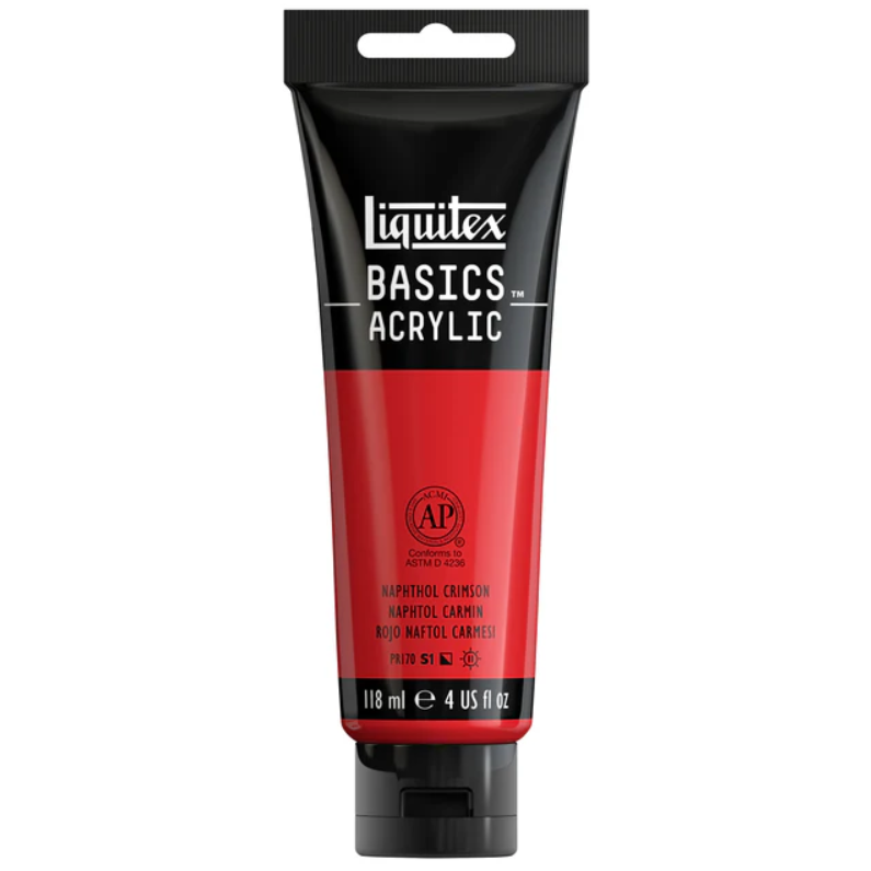 Liquitex Basics 118ml akryyliväri - 292 Napthol Crimson Blue Sha