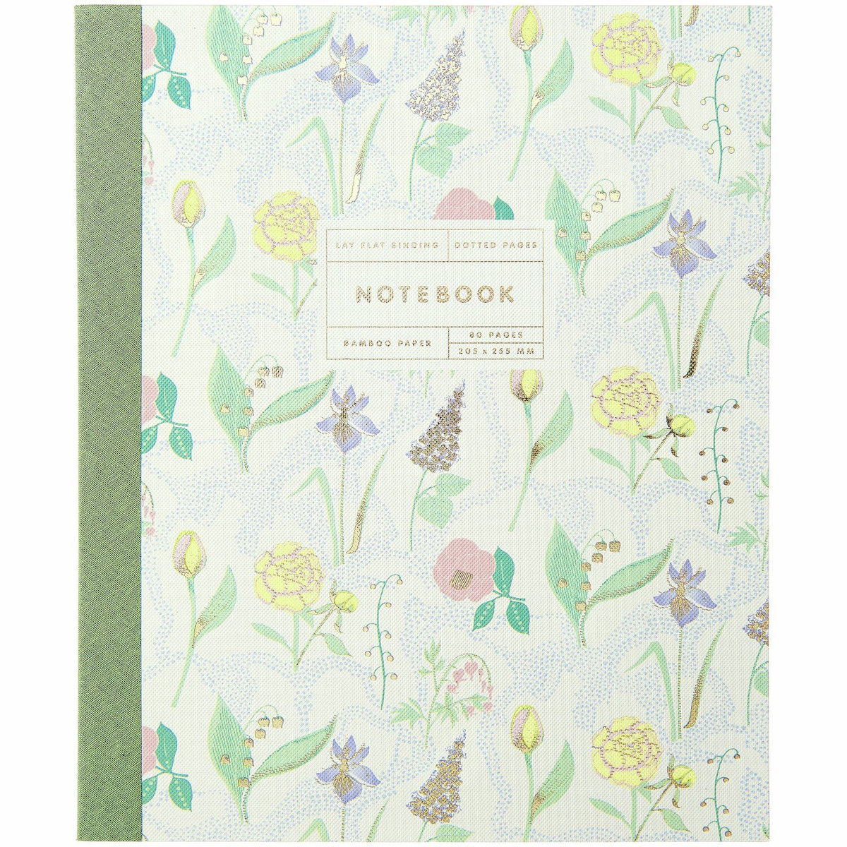 Dotted Notebook L Paper Poetry - Flowers