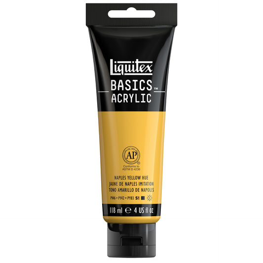 Liquitex Basics 118ml akryyliväri - 601 Naples Yellow Hue