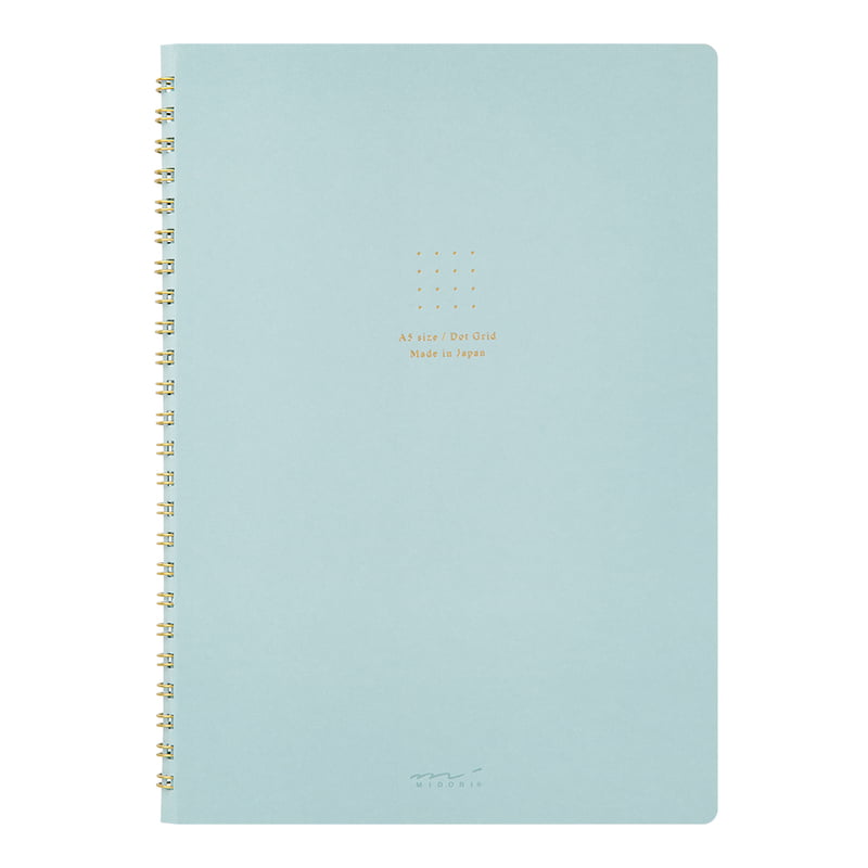 Dotted notebook Midori - Blue