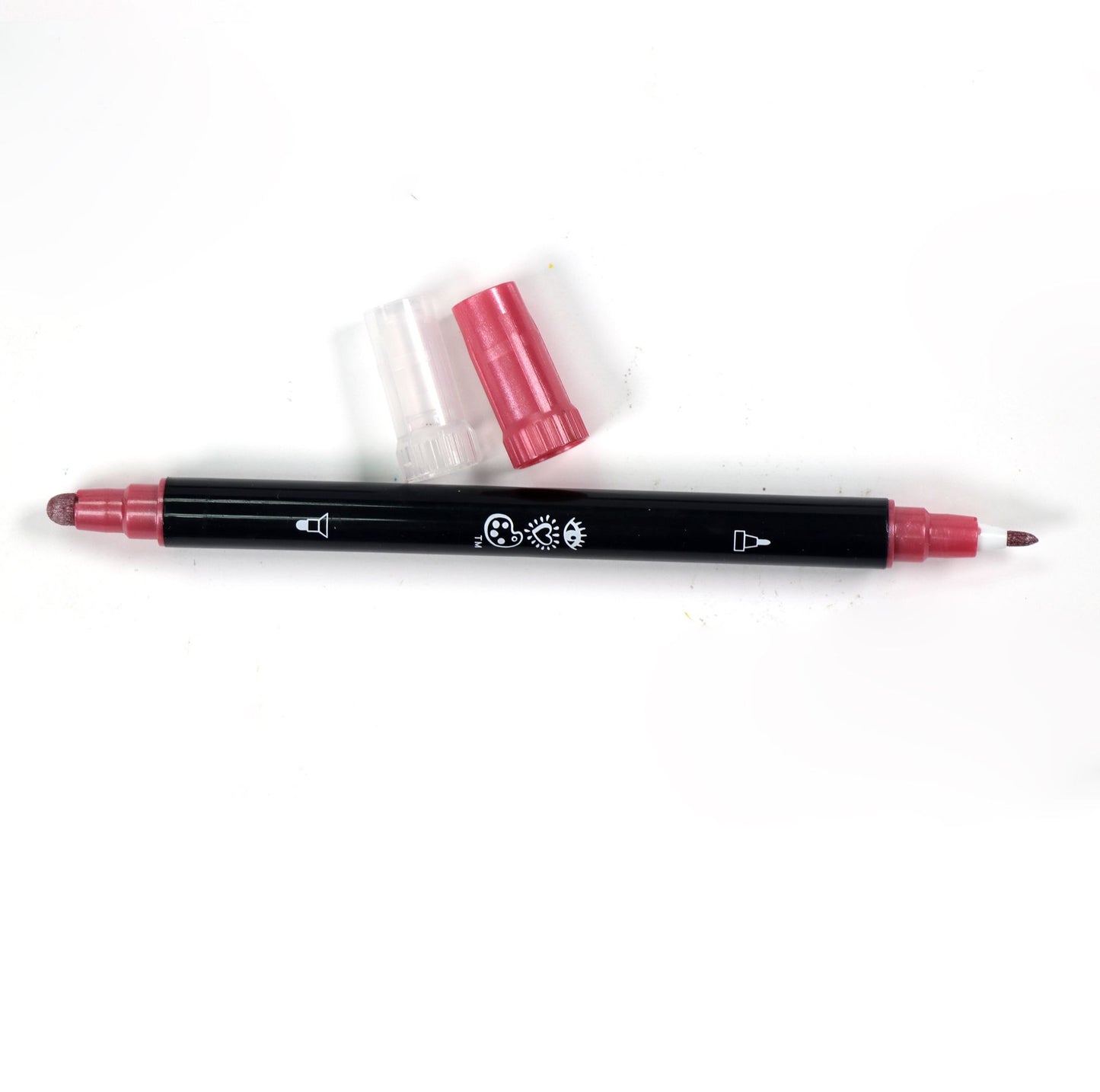 Acrylic Marker Set Double-ended iHeart 12 pcs - Metallic