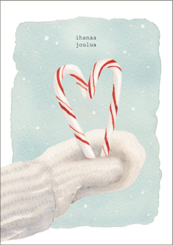 Christmas card Henna Adel - "Wonderful Christmas" polka candies