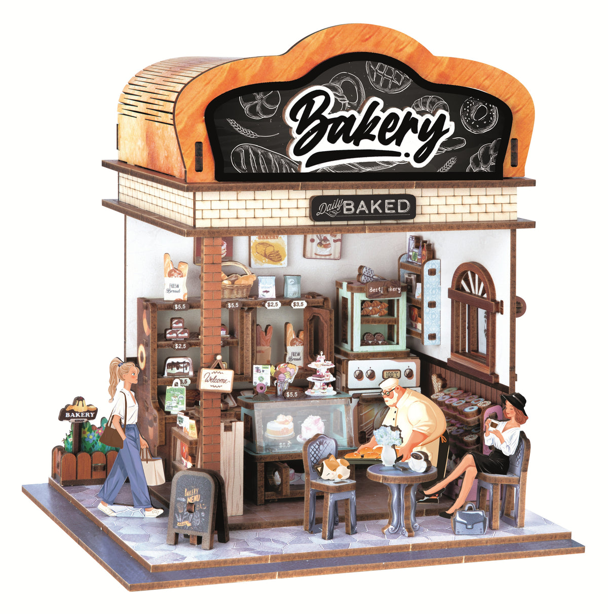 Diorama to assemble Buki - Bakery