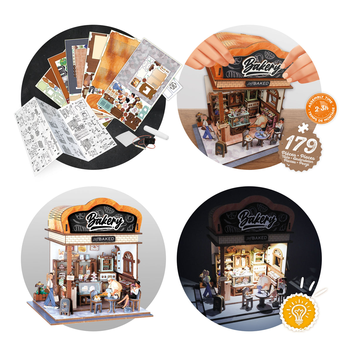 Diorama to assemble Buki - Bakery
