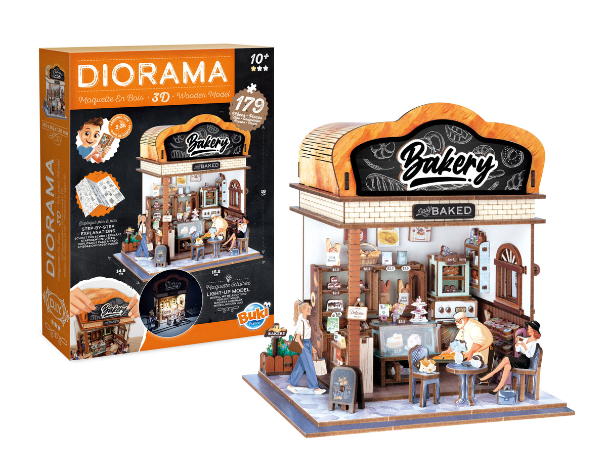 Diorama to assemble Buki - Bakery