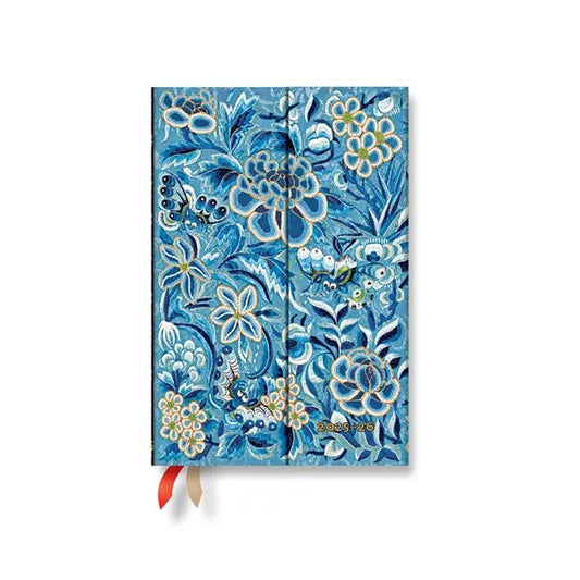 Lukuvuosikalenteri 2025-2026 18kk Paperblanks - Blue Willow, Mini