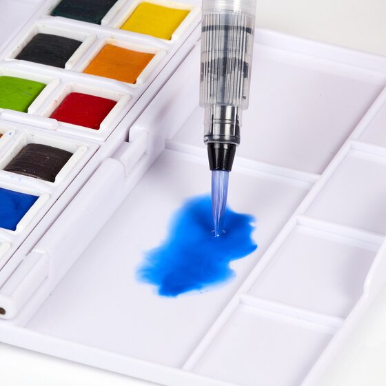 Akvarellivärit 12 nappia Derwent - Inktense Set 01