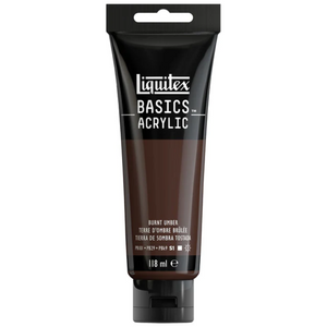 Liquitex Basics 118ml akryyliväri - 128 Burnt Umber