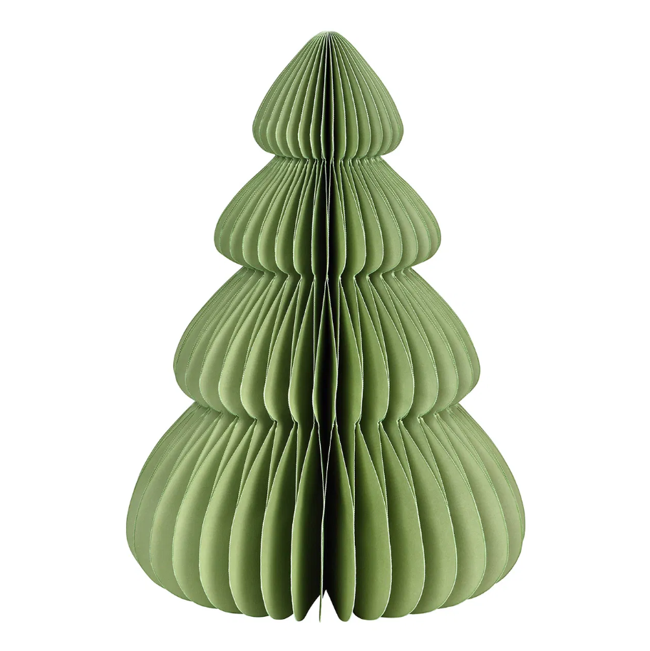 Christmas decoration Wurm - Honeycomb Christmas tree green, small