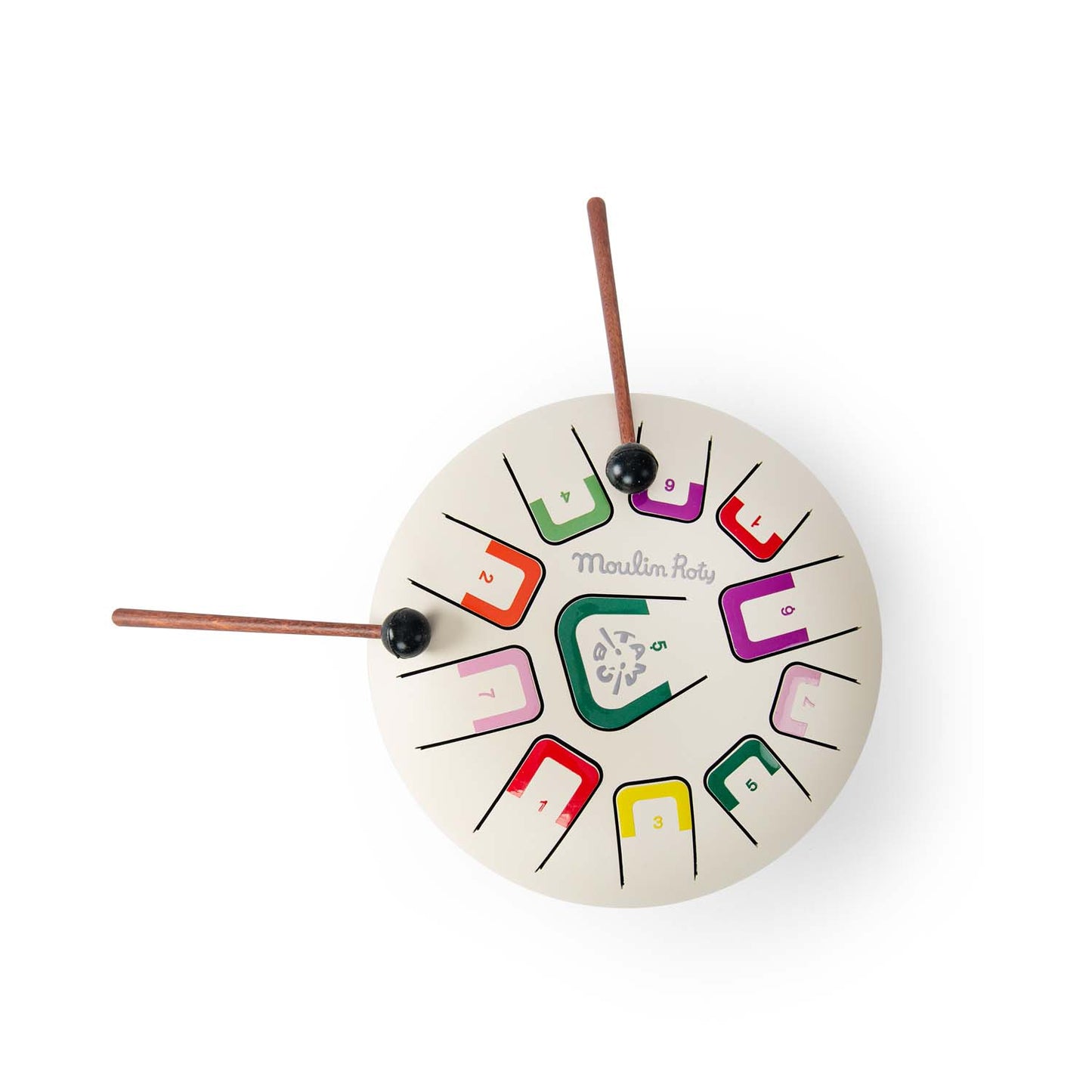 Moulin Roty tongue drum - white