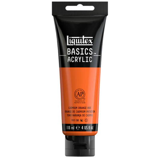 Liquitex Basics 118ml akryyliväri - 720 Cadmium Orange Hue