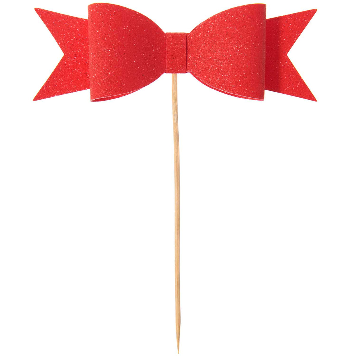 Cocktail sticks 6 pcs Rico Design - Bow red