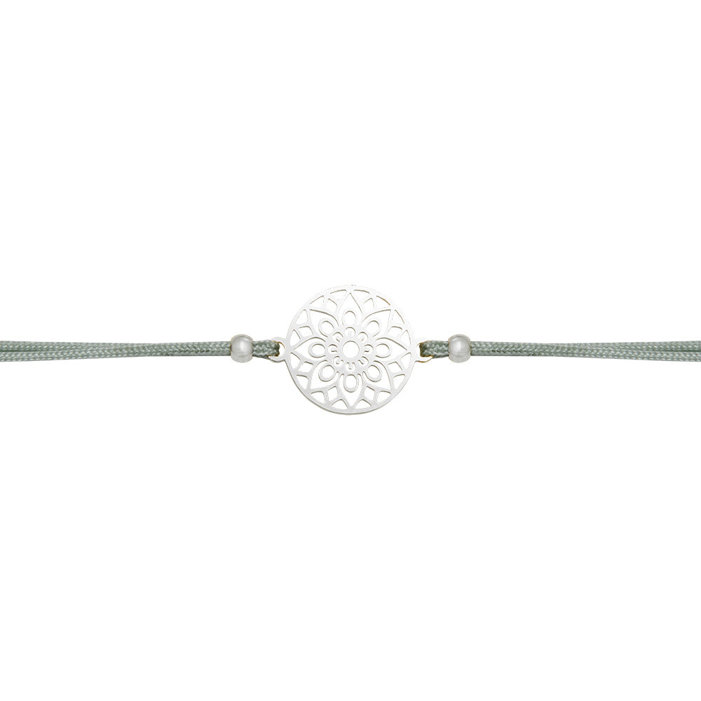 Bracelet HCA Be Happy - Mandala of luck, silver