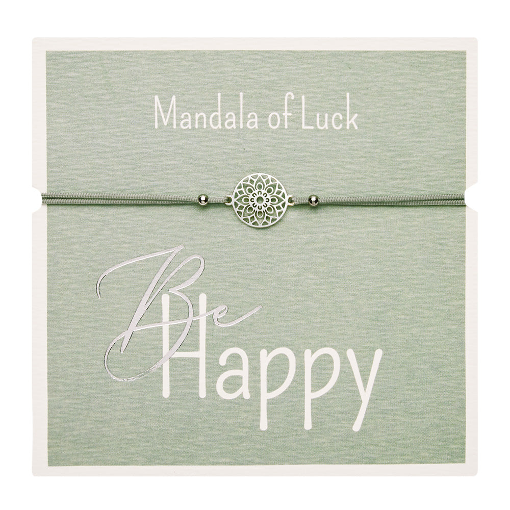 Bracelet HCA Be Happy - Mandala of luck, silver