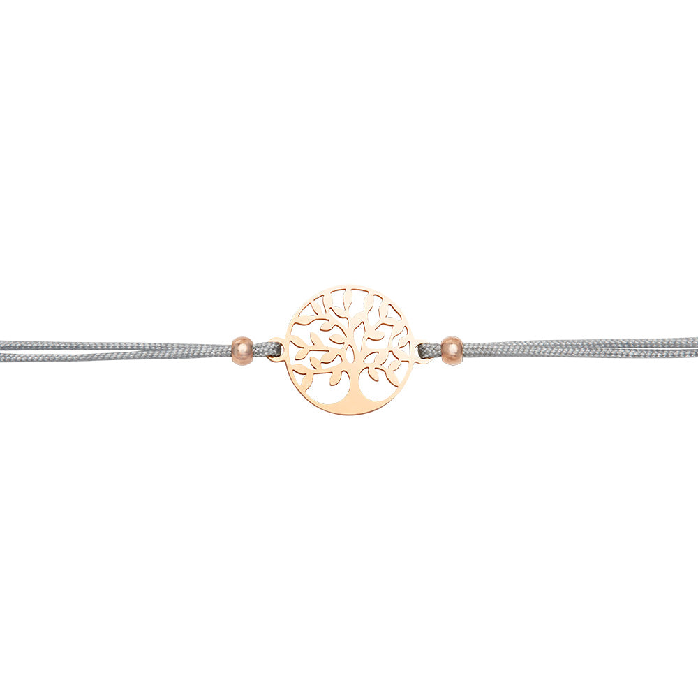 Bracelet HCA Be Happy - Tree of life, rose gold