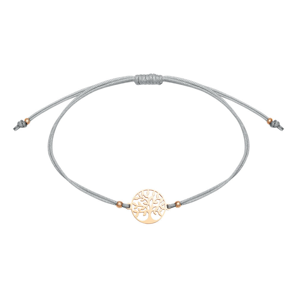 Bracelet HCA Be Happy - Tree of life, rose gold