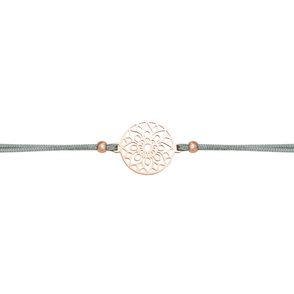 Bracelet HCA Be Happy - Mandala of luck, rose gold