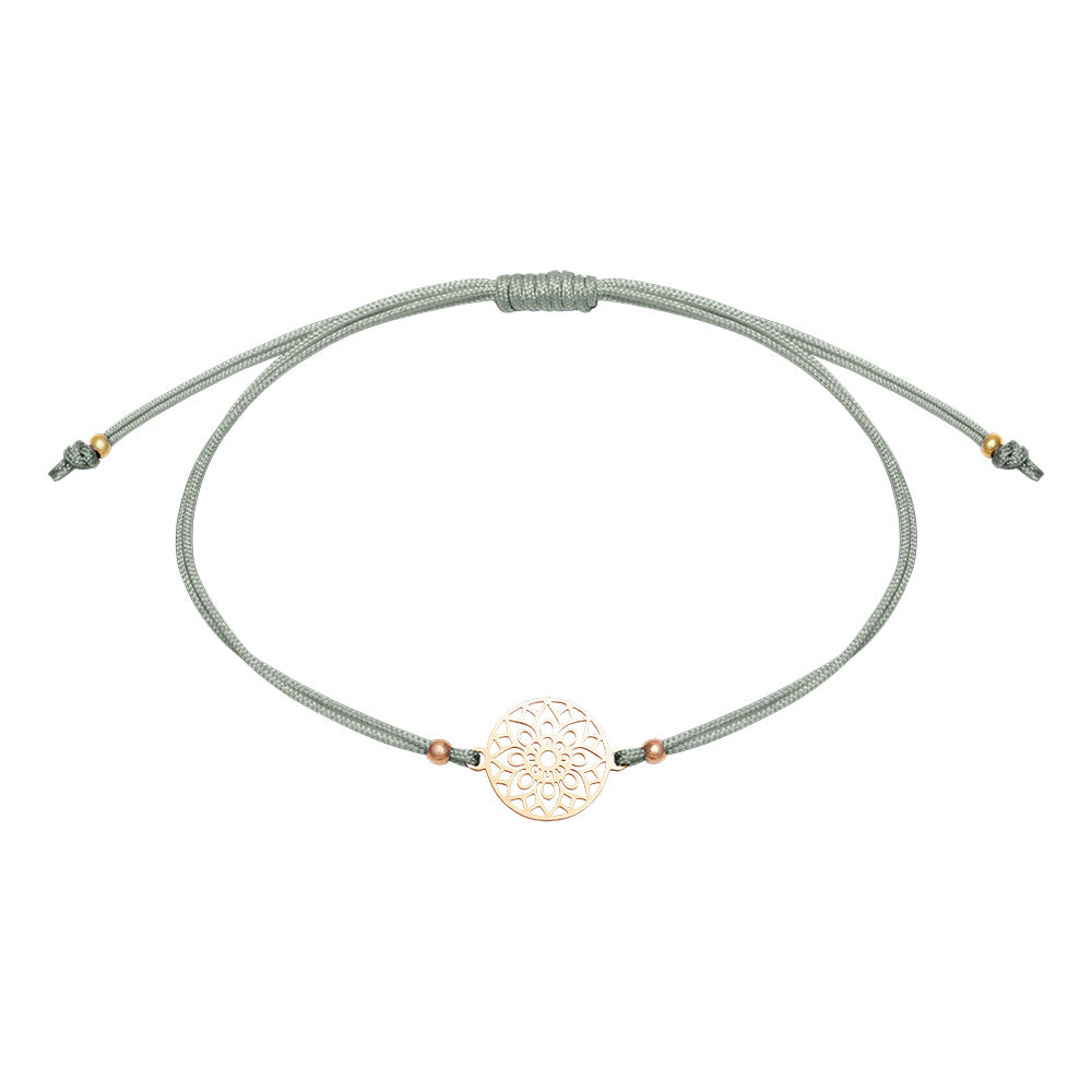 Bracelet HCA Be Happy - Mandala of luck, rose gold