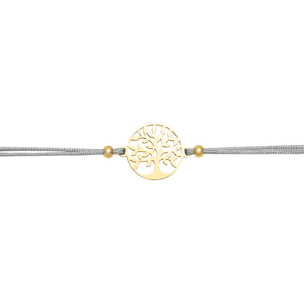 Bracelet HCA Be Happy - Tree of life, gold