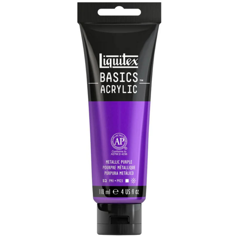 Liquitex Basics 118ml acrylic paint - Metallic Purple