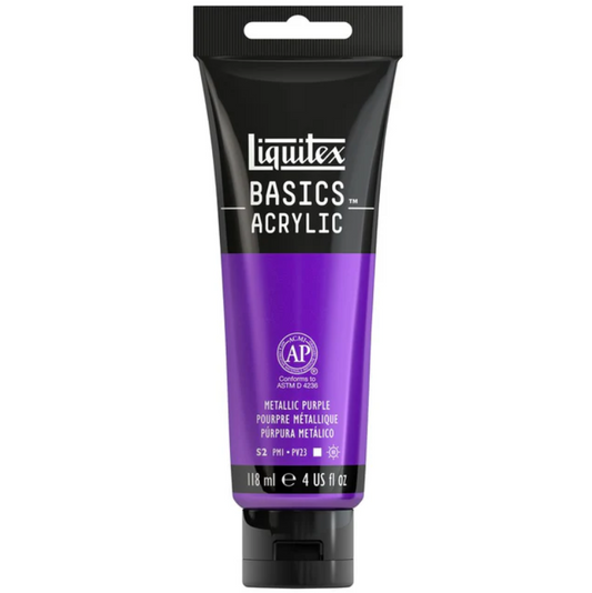 Liquitex Basics 118ml acrylic paint - Metallic Purple