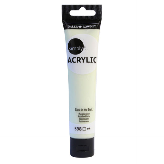 DR Simply Acrylic color 75 ml - Glow in the Dark
