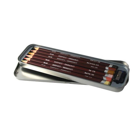 Coloured pencil assortment 6 pcs Derwent - Coloursoft Skintones