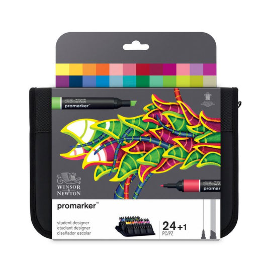Sivellintussilajitelma 24kpl WN Promarker - Student Set