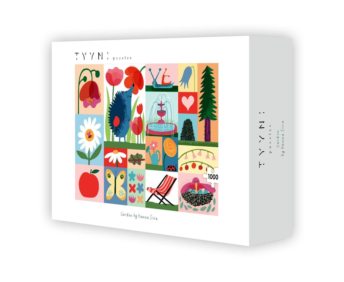 Palapeli 1000 palaa Tyyni Puzzles – Hanna Siira, Garden