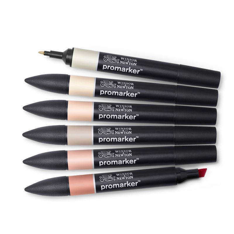 WN Promarker Skin tones 6-assortment set 1