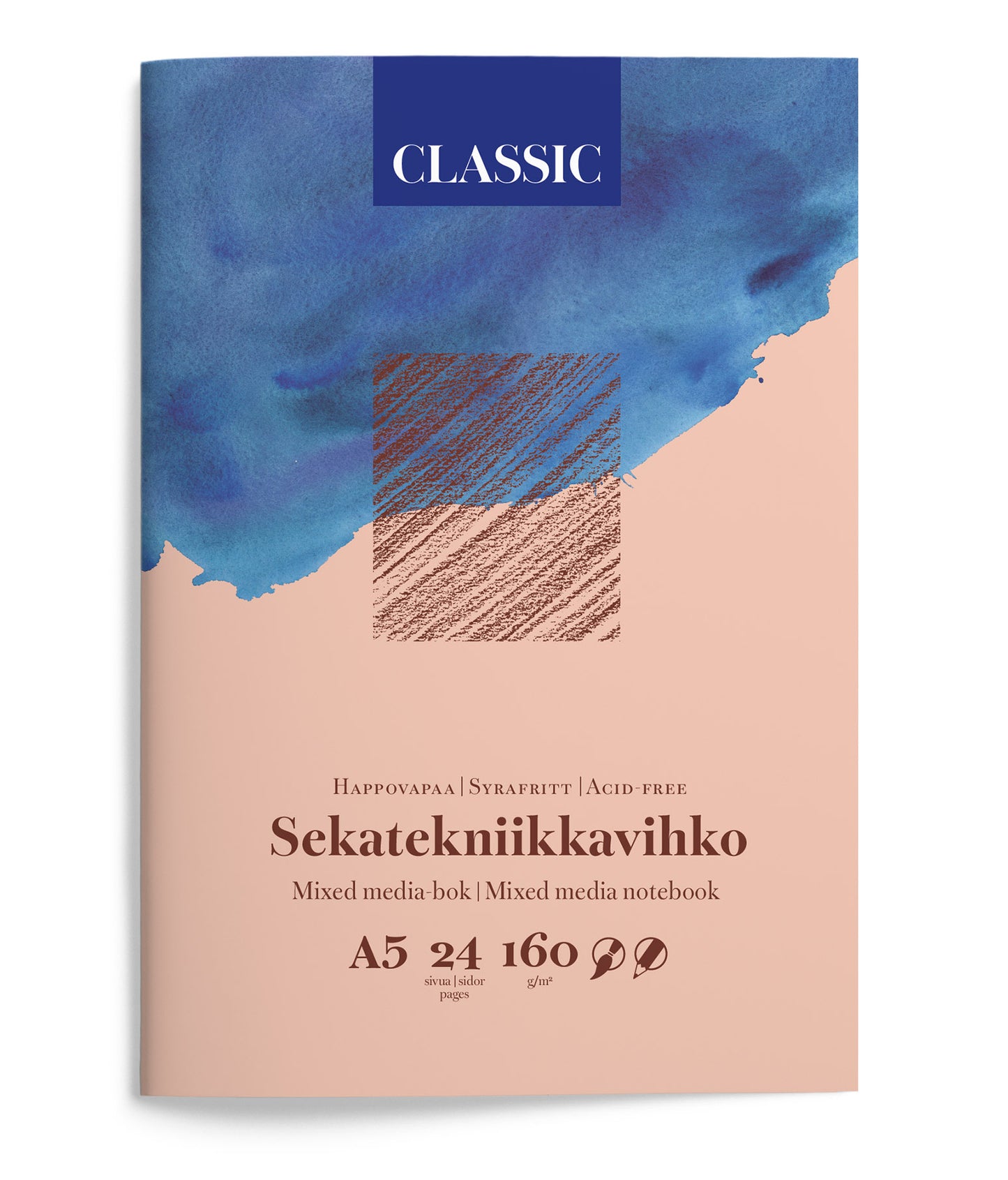 Classic Mixed Media Pad A5 160g 24 pages Mixed Media