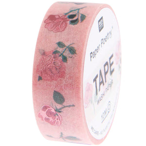 Decorative tape Paper Poetry - Roses