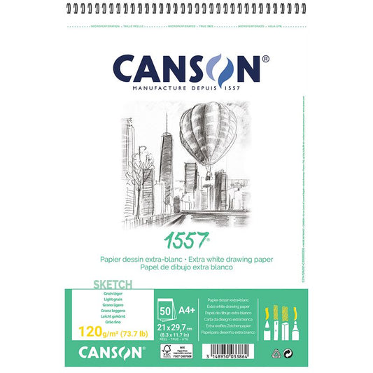 Luonnoslehtiö A4 120g Canson 1557 -Kierre