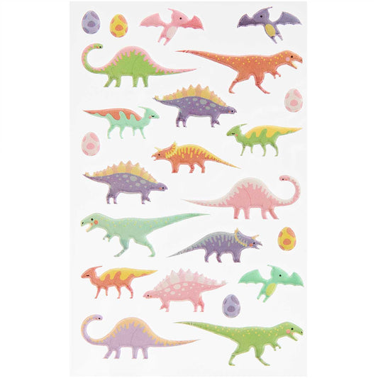 Tarrasetti Paper Poetry - Puffy stickers Dinosaurs