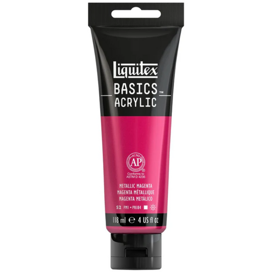 Liquitex Basics 118ml akryyliväri - Metallic Magenta
