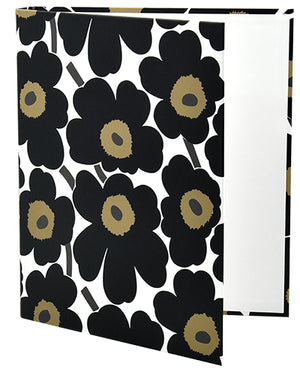 Ring binder Marimekko Unikko black