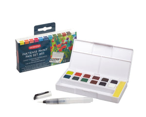 Akvarellivärit 12 nappia Derwent - Inktense Set 02