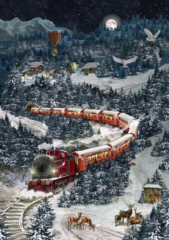 Christmas calendar A4 Coppenrath - The Christmas Express