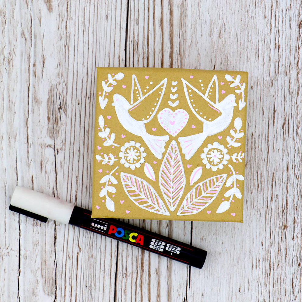 Paint markers 8 pcs Posca PC-3M - Basic colors