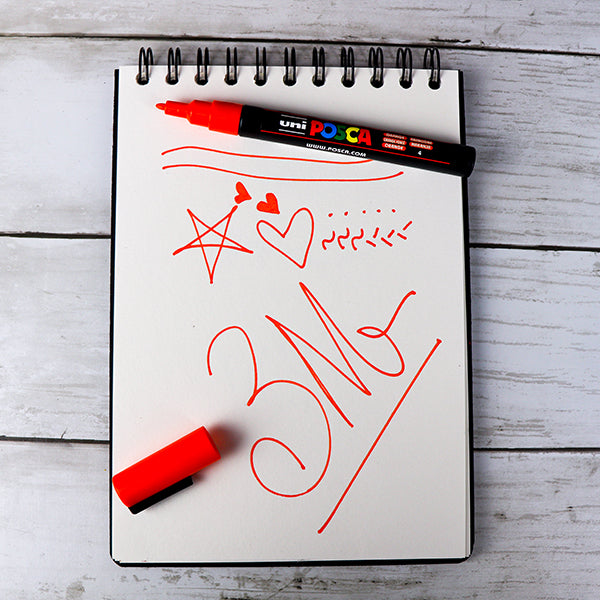 Paint markers 8 pcs Posca PC-3M - Basic colors