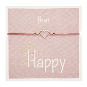 Rannekoru HCA Be Happy - Heart, gold