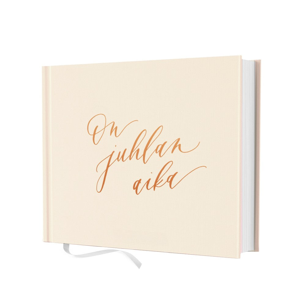 Vieraskirja Kalligrafiastudio - On juhlan aika