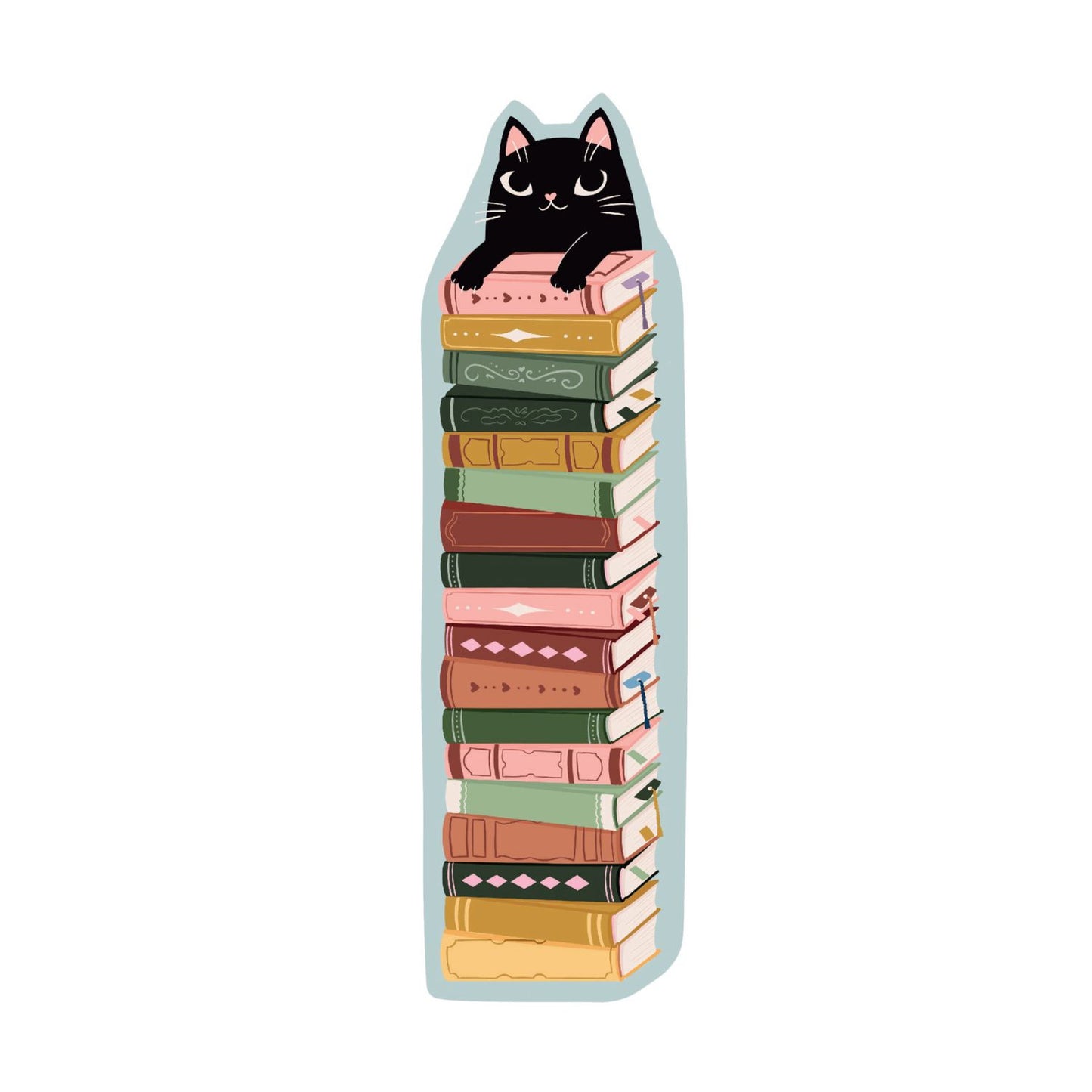 Bookmark Putinki Sandberg - Cat and Books
