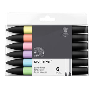 WN Promarker Pastel tones 6-assortment