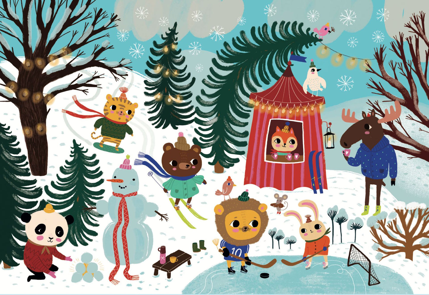 Puzzle Putinki Mira Mallius - Winter Sports